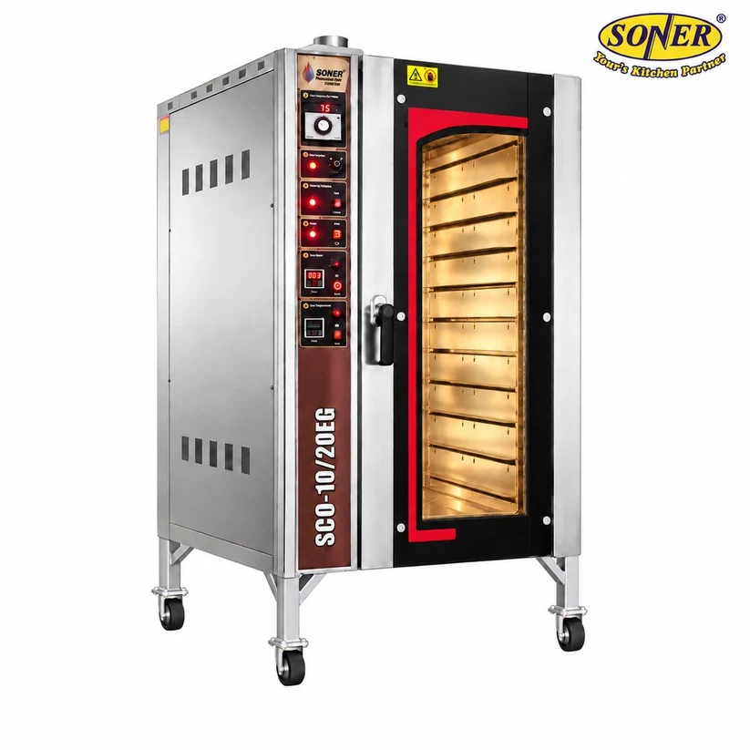 Soner Digital Gas Convection Oven SCO-10/20EG